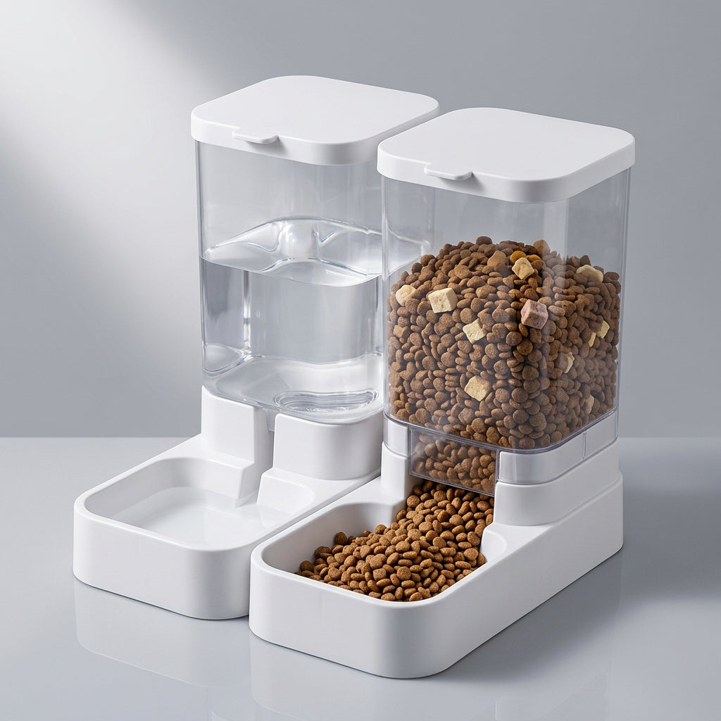 Automatic Pet Feeder and Water Dispenser